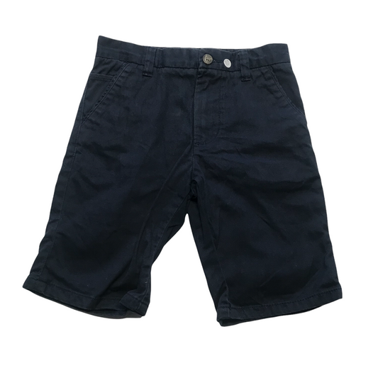 Next Navy Blue Chino Style Shorts Age 10