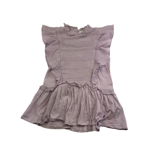 Next Light Purple Frilled Detail Blouse Top Age 10