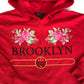 New Look Red Cropped Print Hoodie Age 10