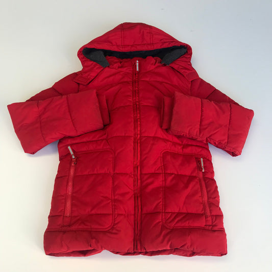 John Lewis Red Puffer Jacket Age 10