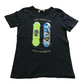 H&M Navy Flip Sequin Skater T-shirt Age 10
