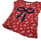 Next Red Floral Bowtie T-shirt Age 10