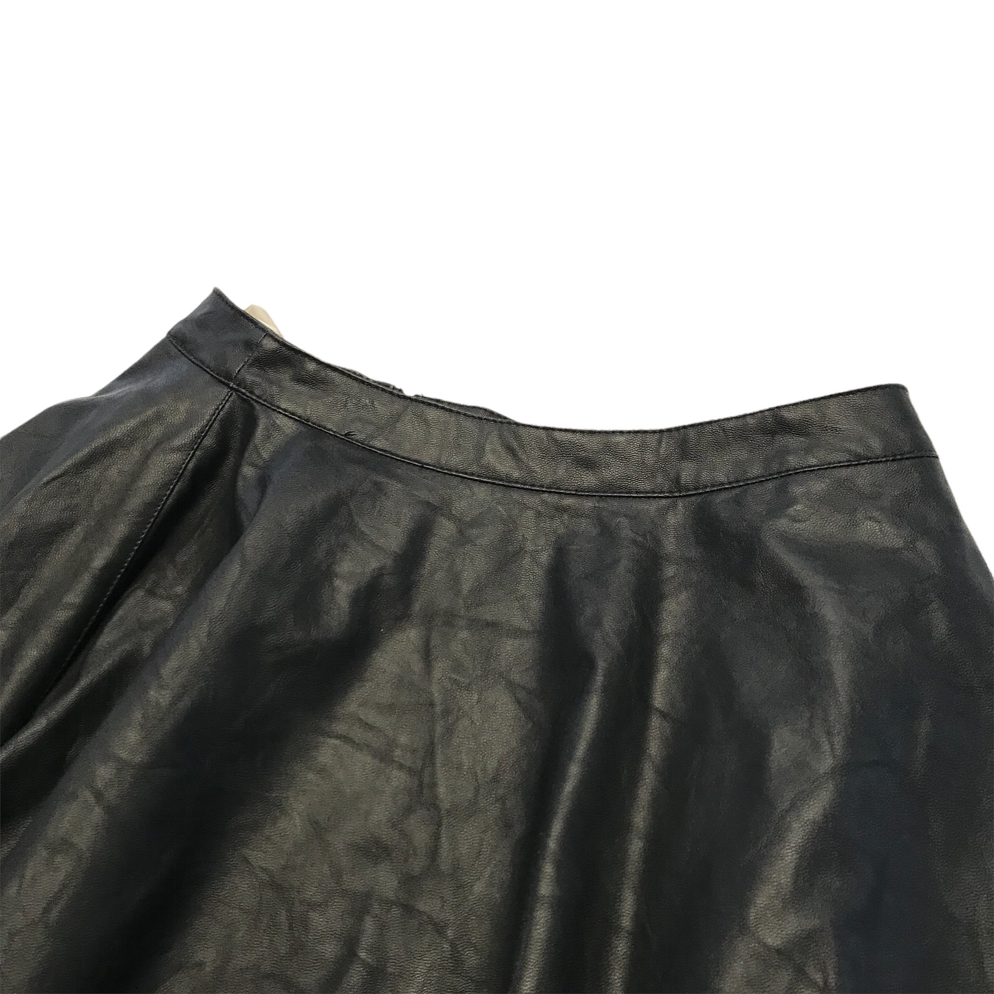 Generation Black Faux Leather Skirt Age 10