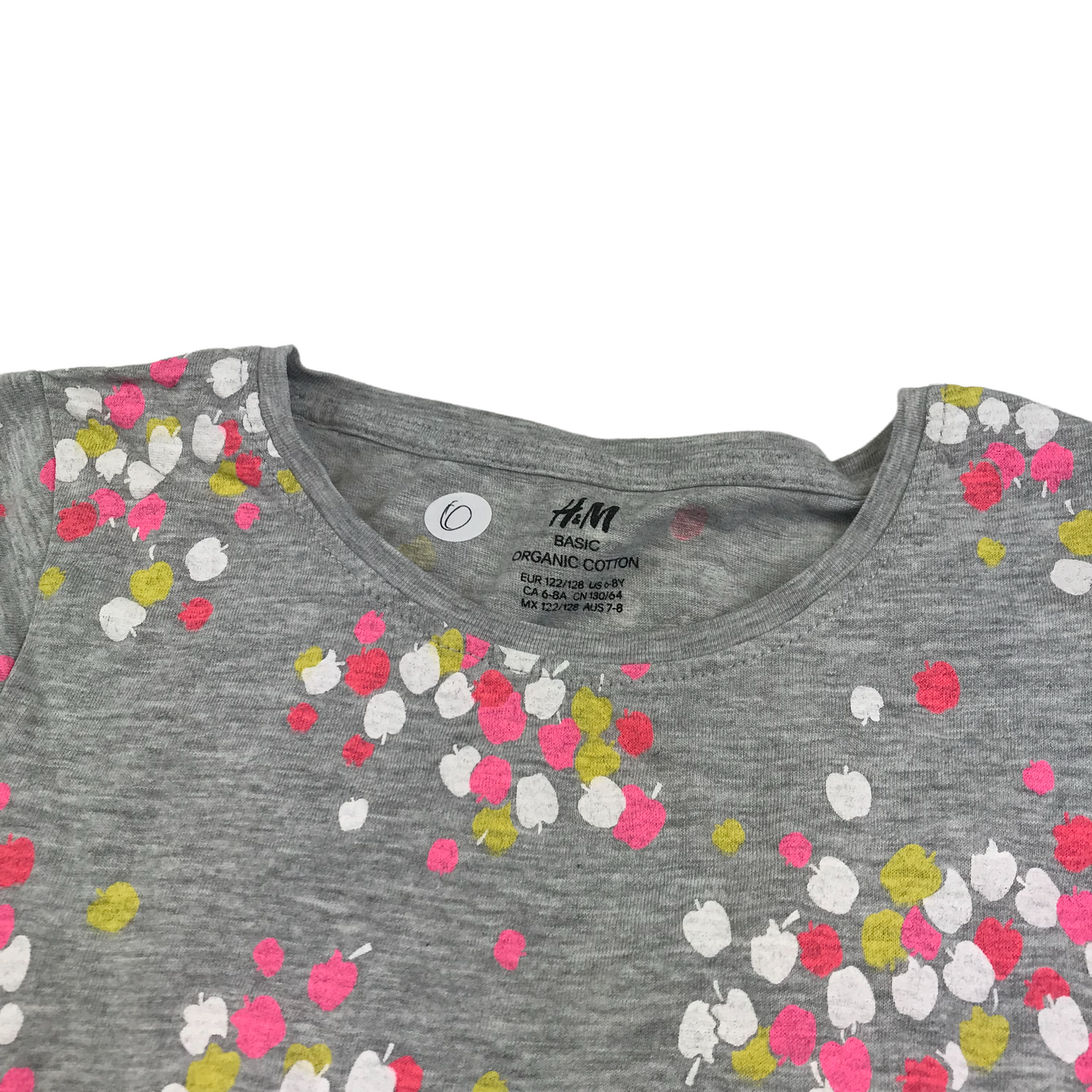 H&M Grey Apple T-shirt Age 6