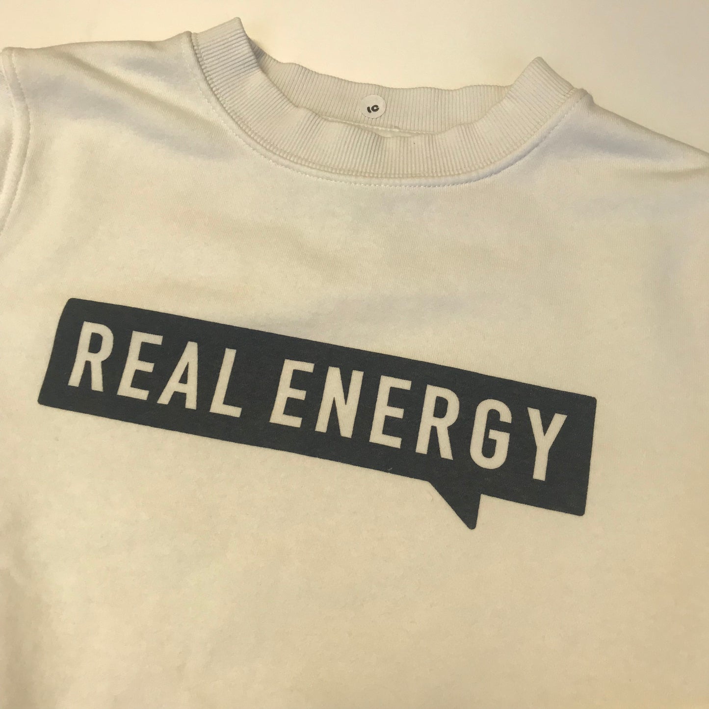 ZARA White Real Energy Sweatshirt Age 10