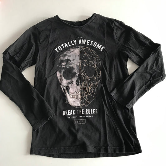 Black Skull T-shirt Age 10