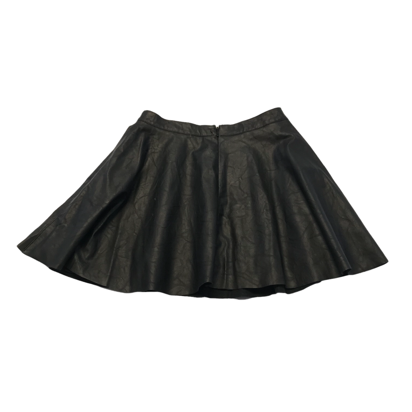 Generation Black Faux Leather Skirt Age 10