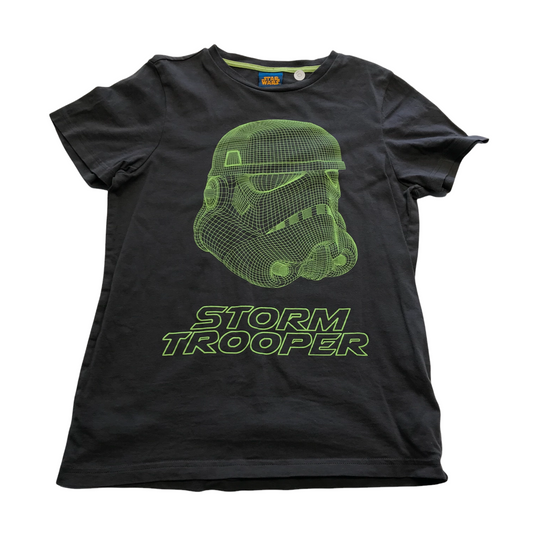 Star Wars Dark Grey Storm Trooper T-shirt Age 10