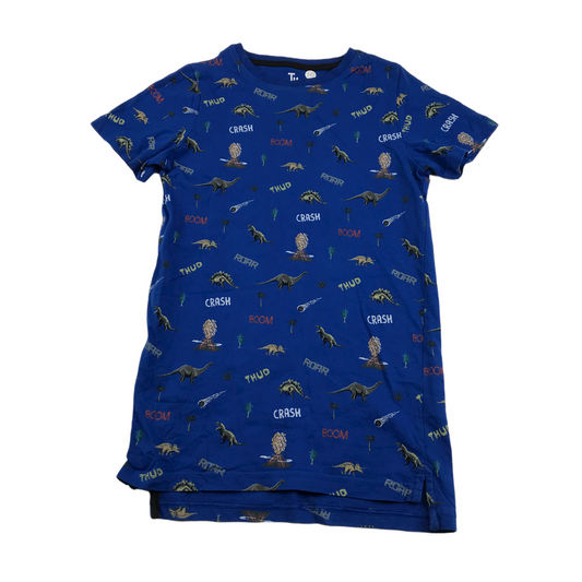 Tu Blue Dinosaur T-shirt Age 10