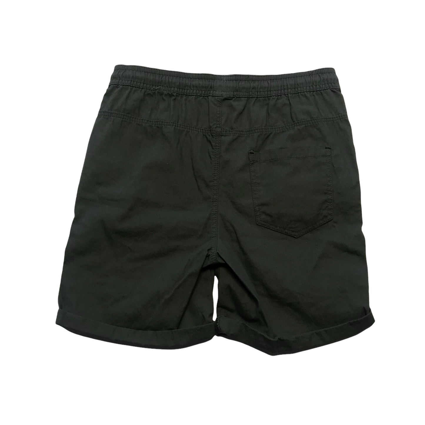 Primark Khaki Green Plain Shorts Age 10