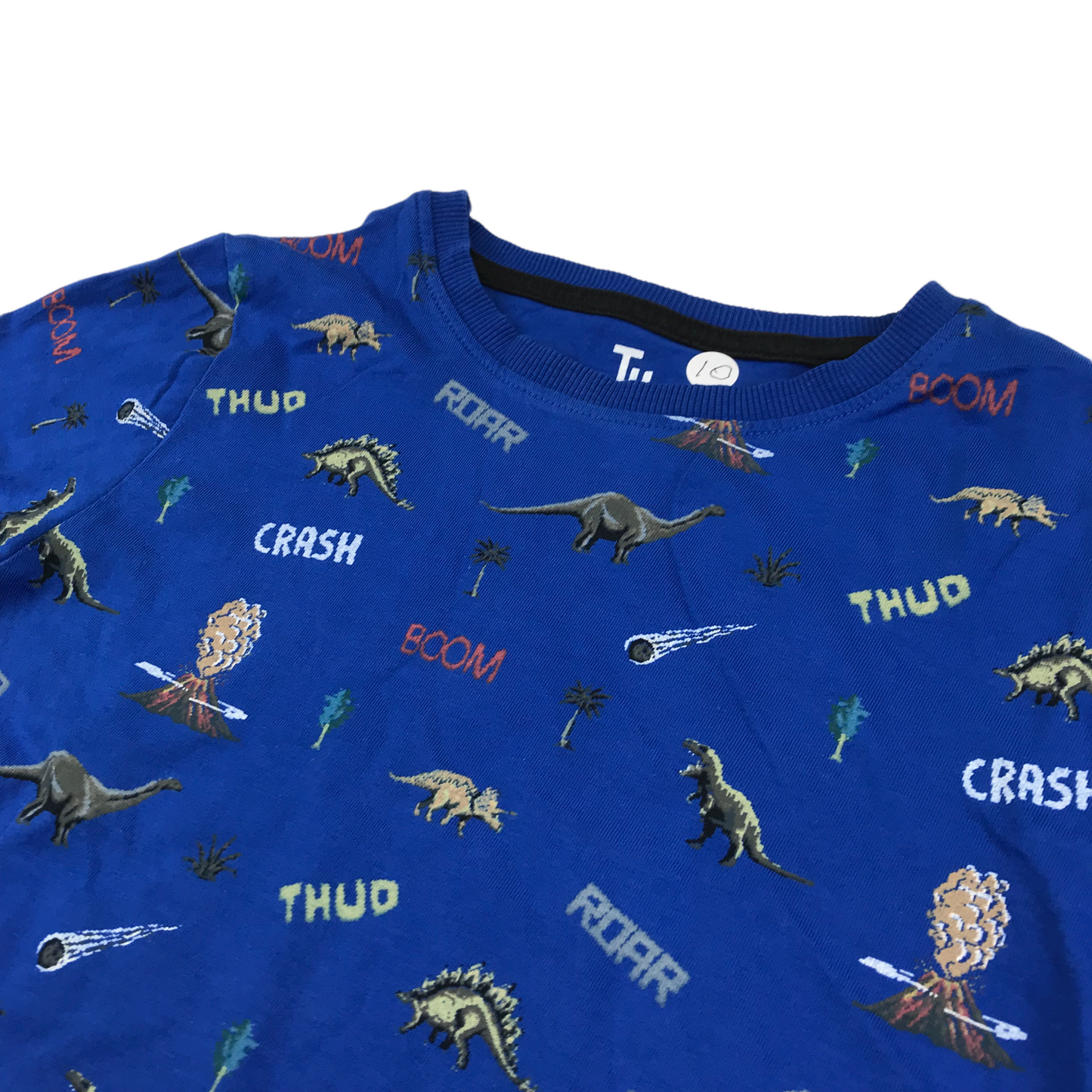 Tu Blue Dinosaur T-shirt Age 10