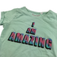 Primark Mint Green I am Amazing T-shirt Age 10