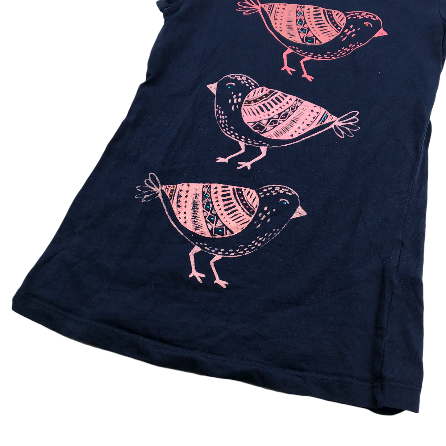 Bluezoo Navy Bird T-shirt Age 11