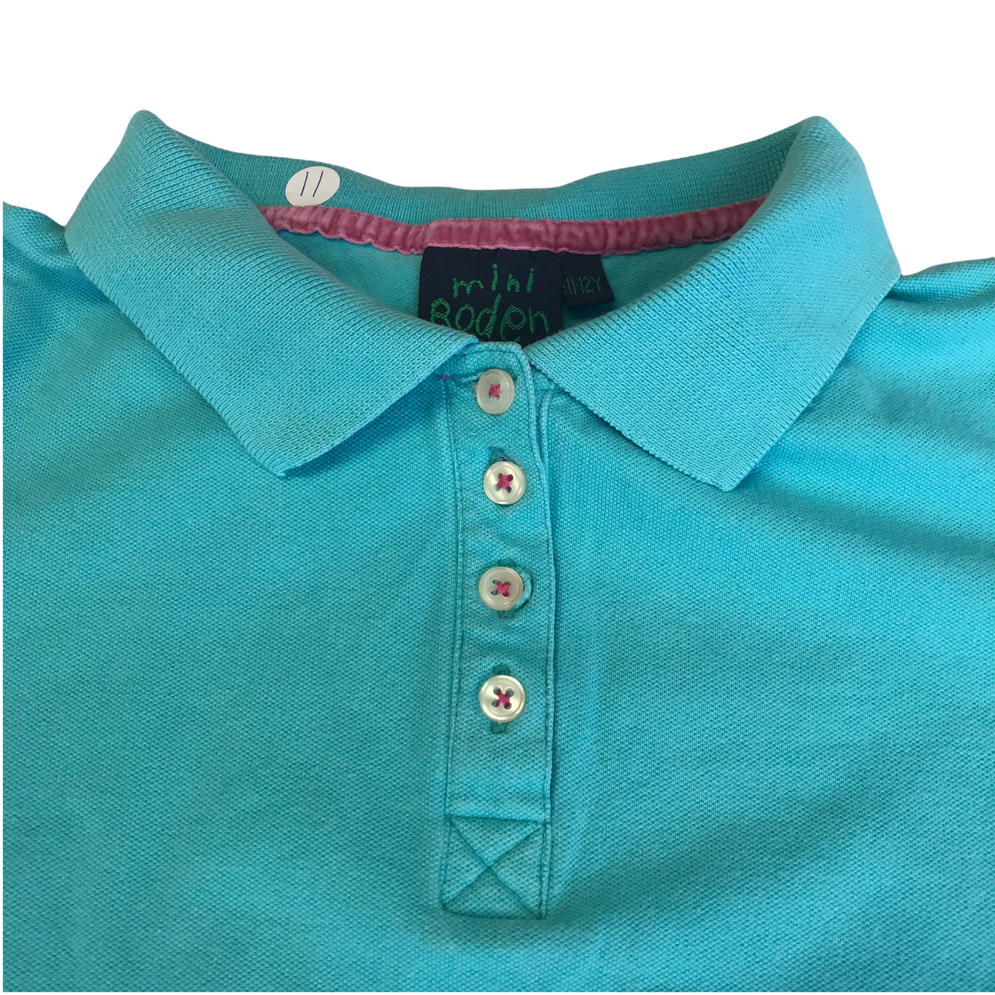 Mini Boden Blue Polo Shirt Age 11