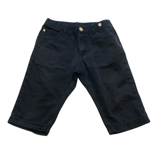 H&M Navy Blue Denim Style Shorts Age 11