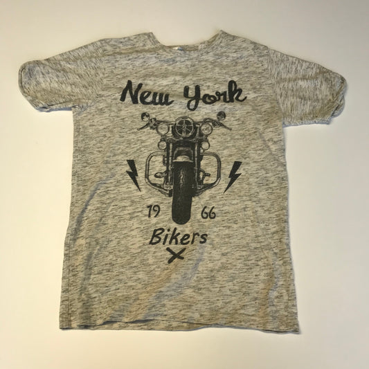 M&Co Grey New York Bikers T-shirt Age 11