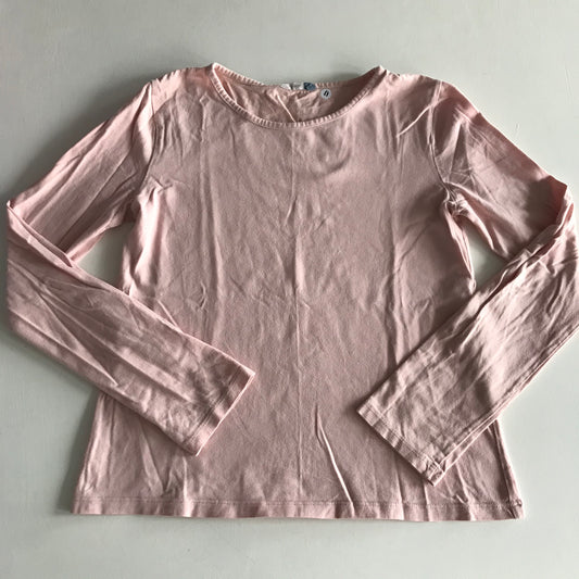 Pink Plain Long Sleeve T-shirt Age 11