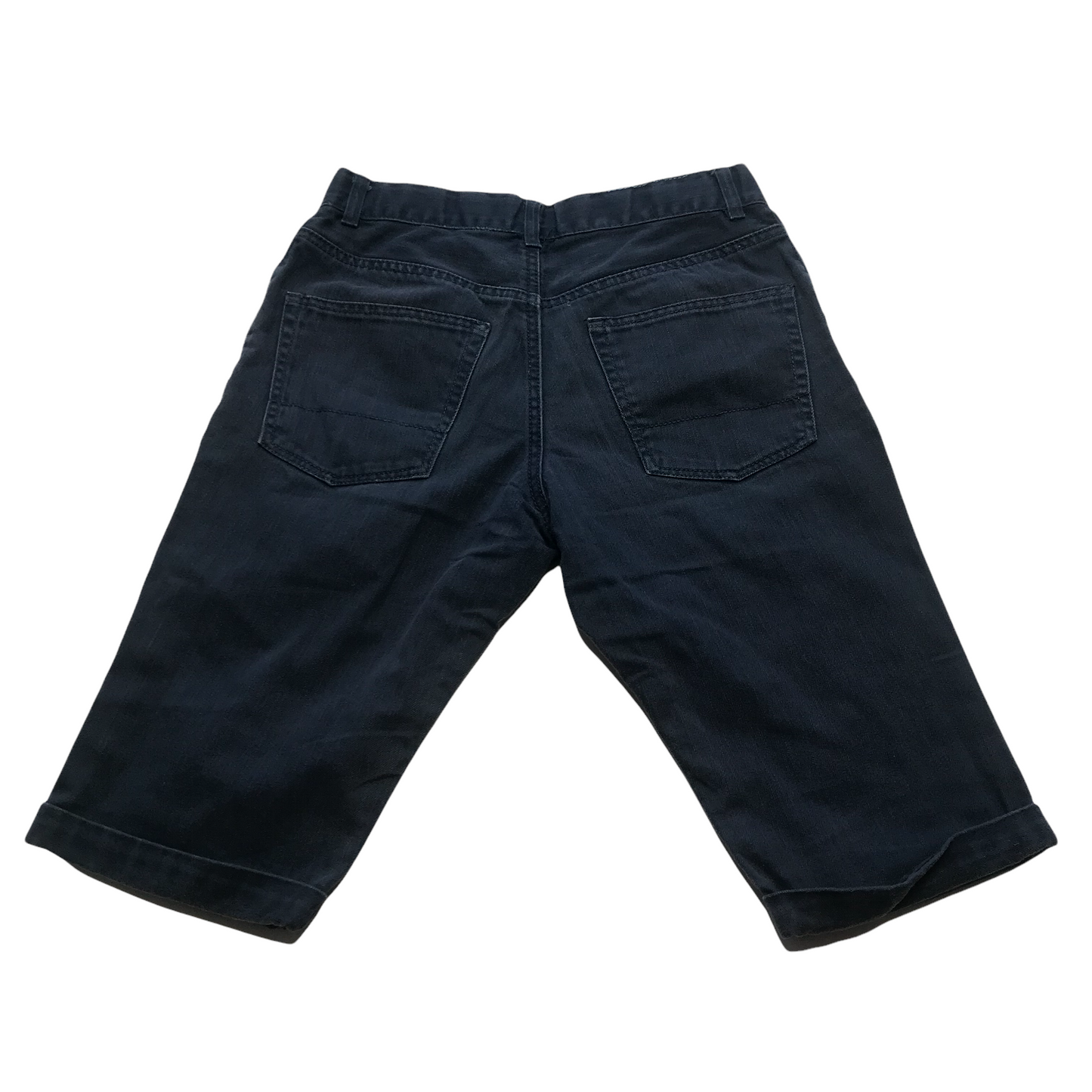 H&M Navy Blue Denim Style Shorts Age 11