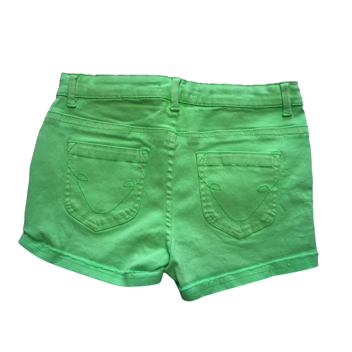 Piaza Italia Green Denim Shorts Age 11