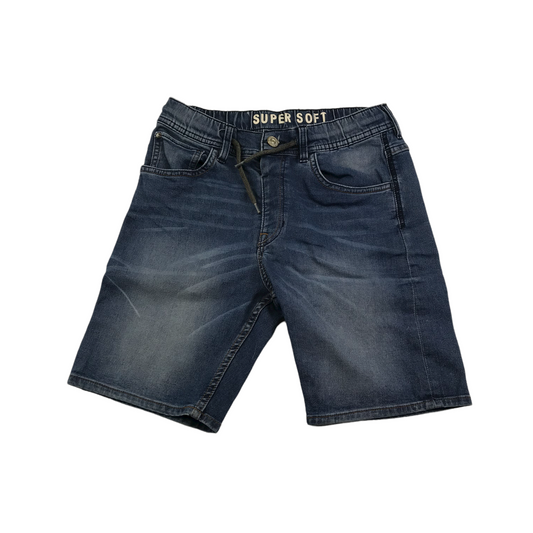 H&M Blue Denim Shorts with Draw Strings Age 11