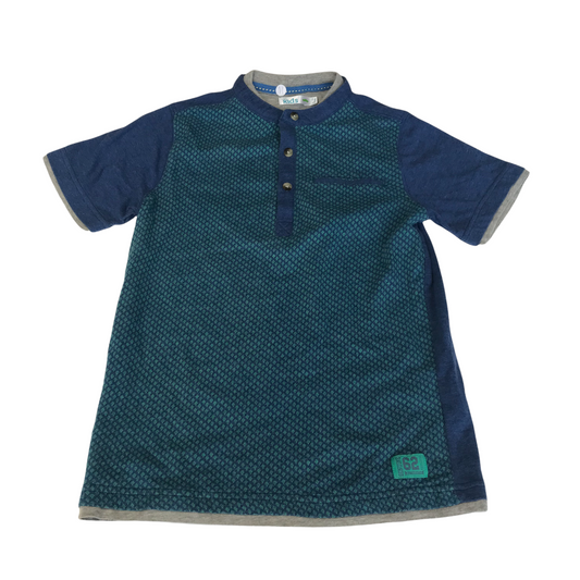 M&Co Turquoise Blue Polo Shirt Age 11