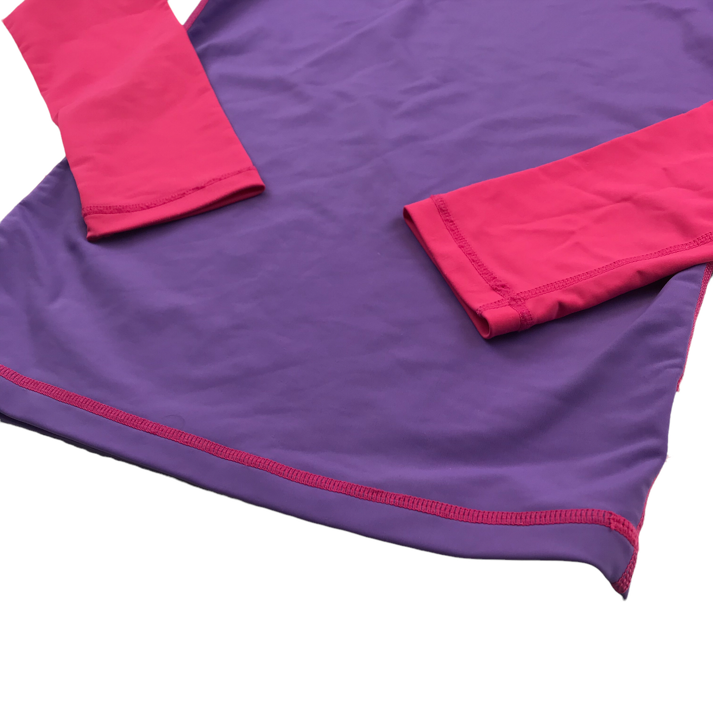 Zakti Purple and Pink Swim Top Age 11