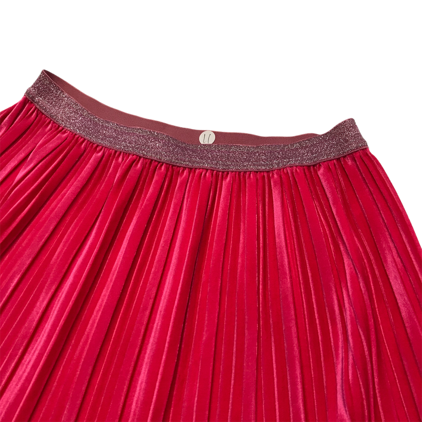 M&S Pink Pleated Skirt Age 11