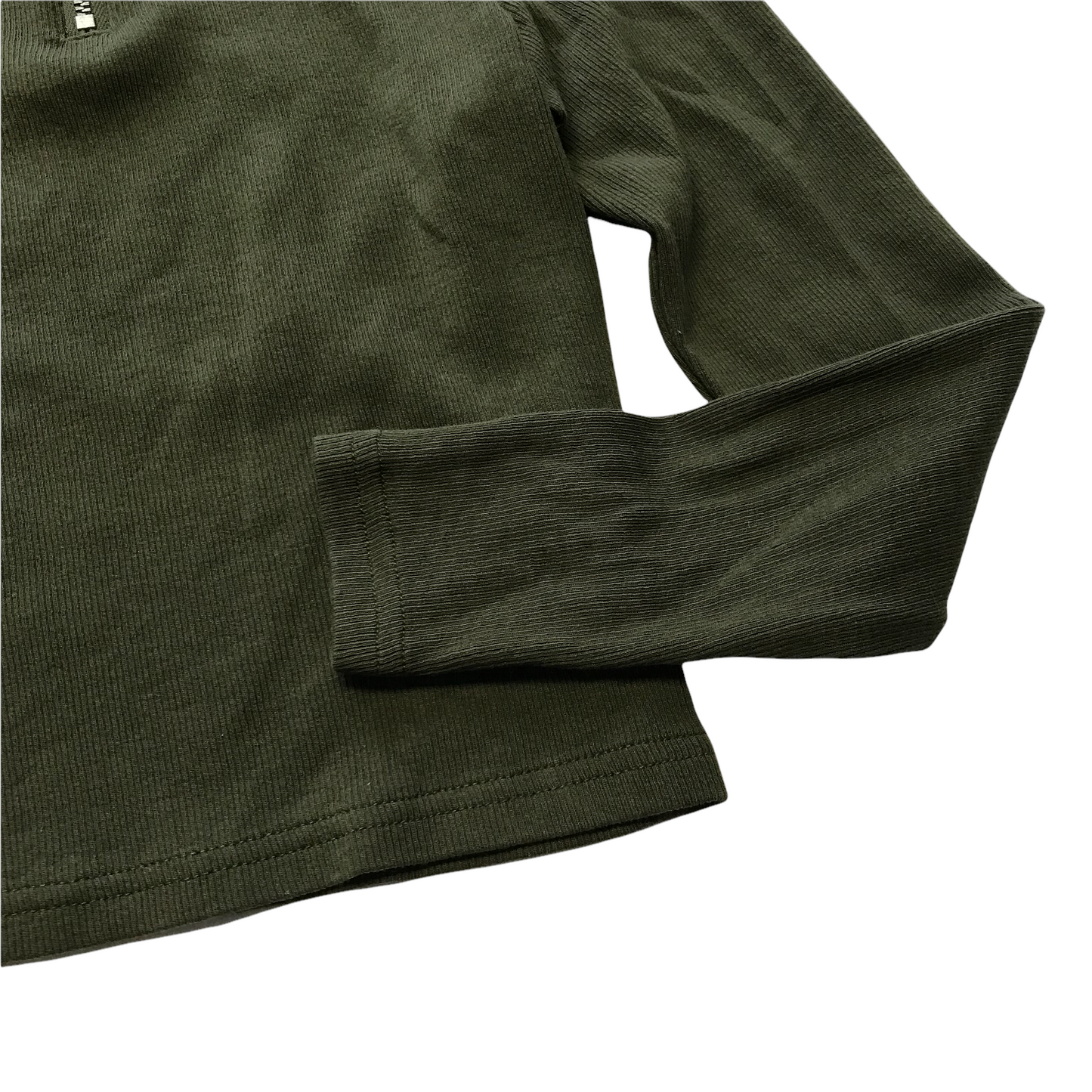 New Look Khaki Green Cropped T-shirt Age 11