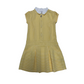 School Summer Gingham Dress with Zipper