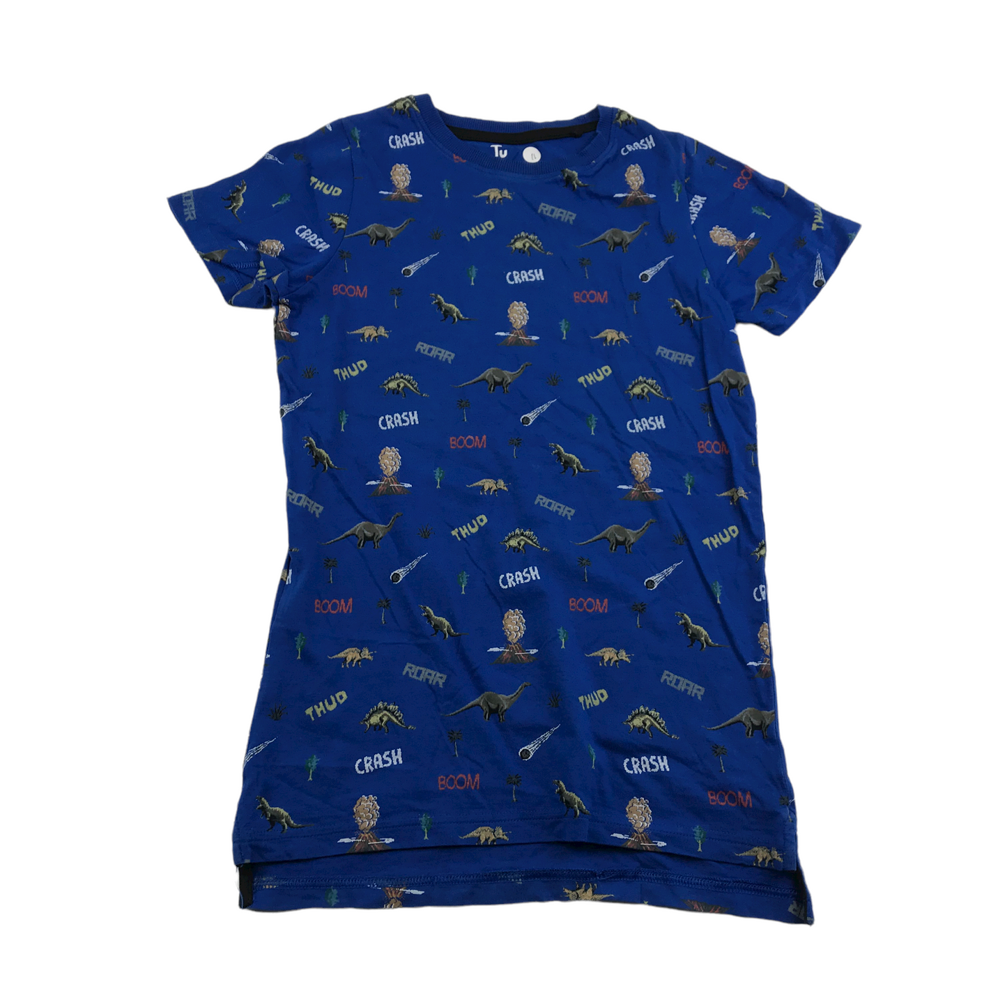 Tu Blue Dinosaur T-shirt Age 11