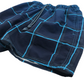 Navy Blue Checked Swim Trunks Age 11