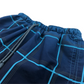 Navy Blue Checked Swim Trunks Age 11