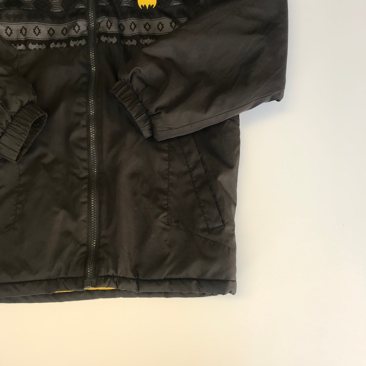 Batman Dark Grey Warm Lined Jacket Age 11