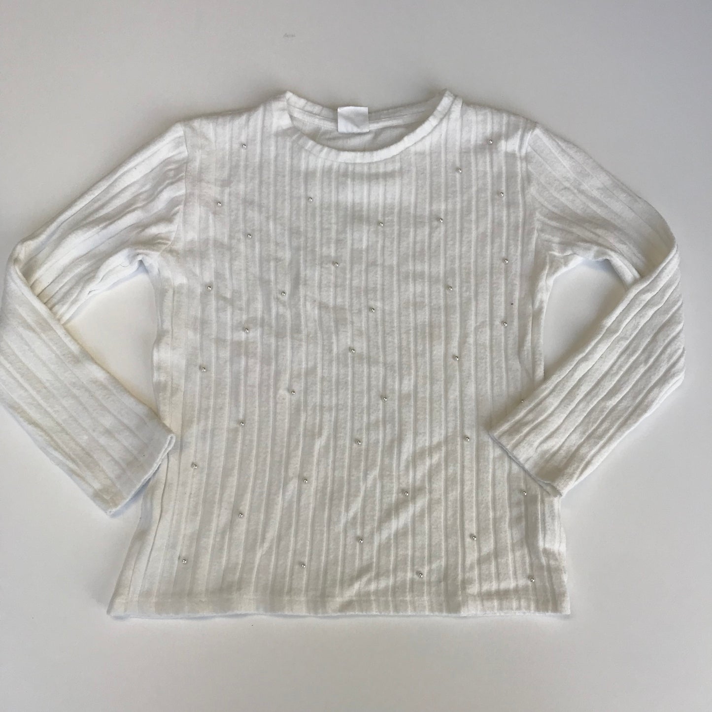 Zara White Stretchy Jumper Age 11