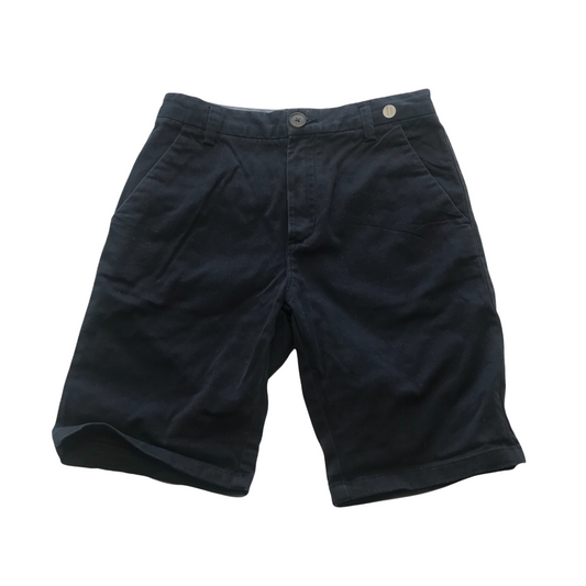 Next Navy Blue Chino Style Shorts Age 11