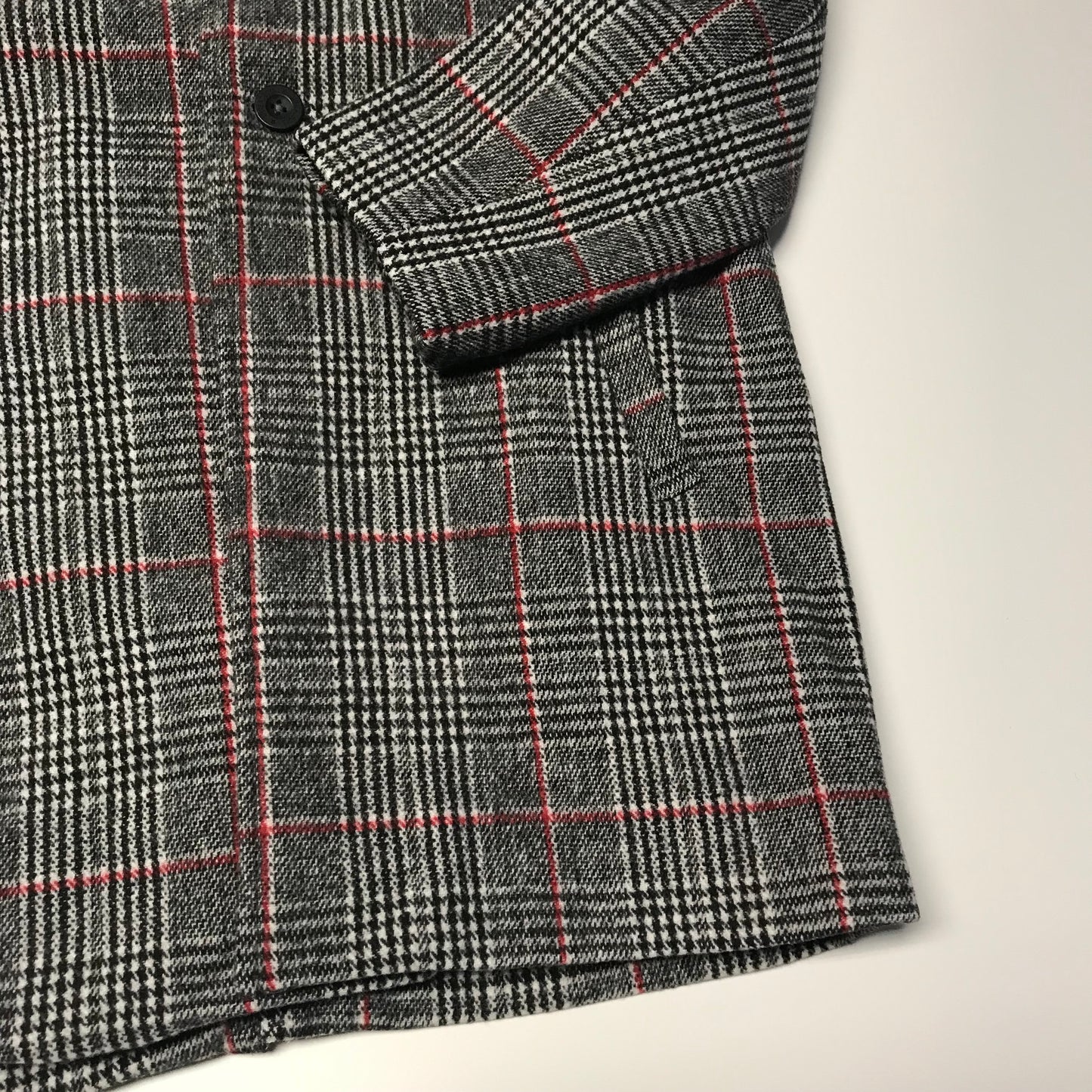 Threadboys Black and White Checked Coat Age 11