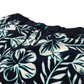 M&S Navy Blue and White Floral Swim Trunks Age 11