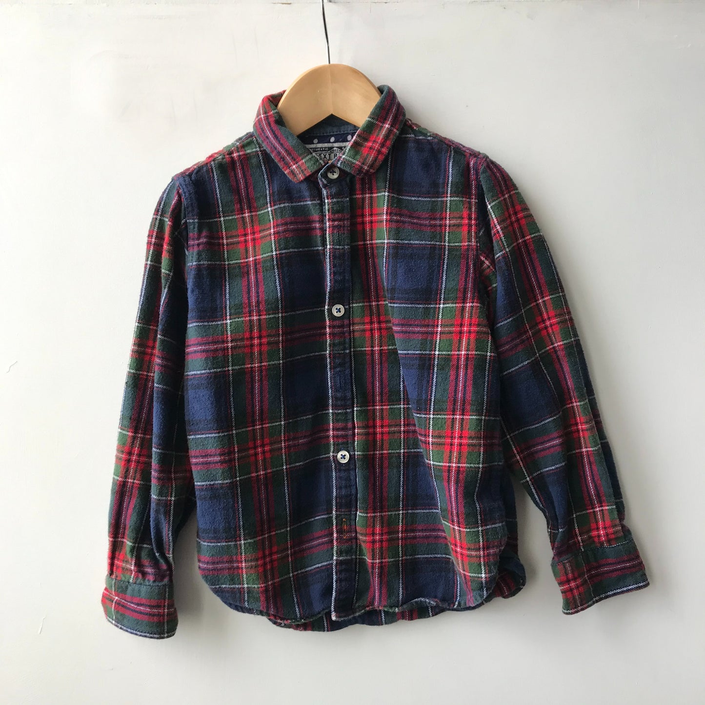 Shirt - Red Check - Age 4