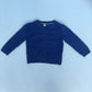 Royal Blue School Scalloped Cardigan