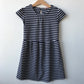 NEXT Navy and White Striped Dress Age 6