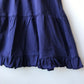 Tu Navy and White Stripy Cotton Dress Age 5-6