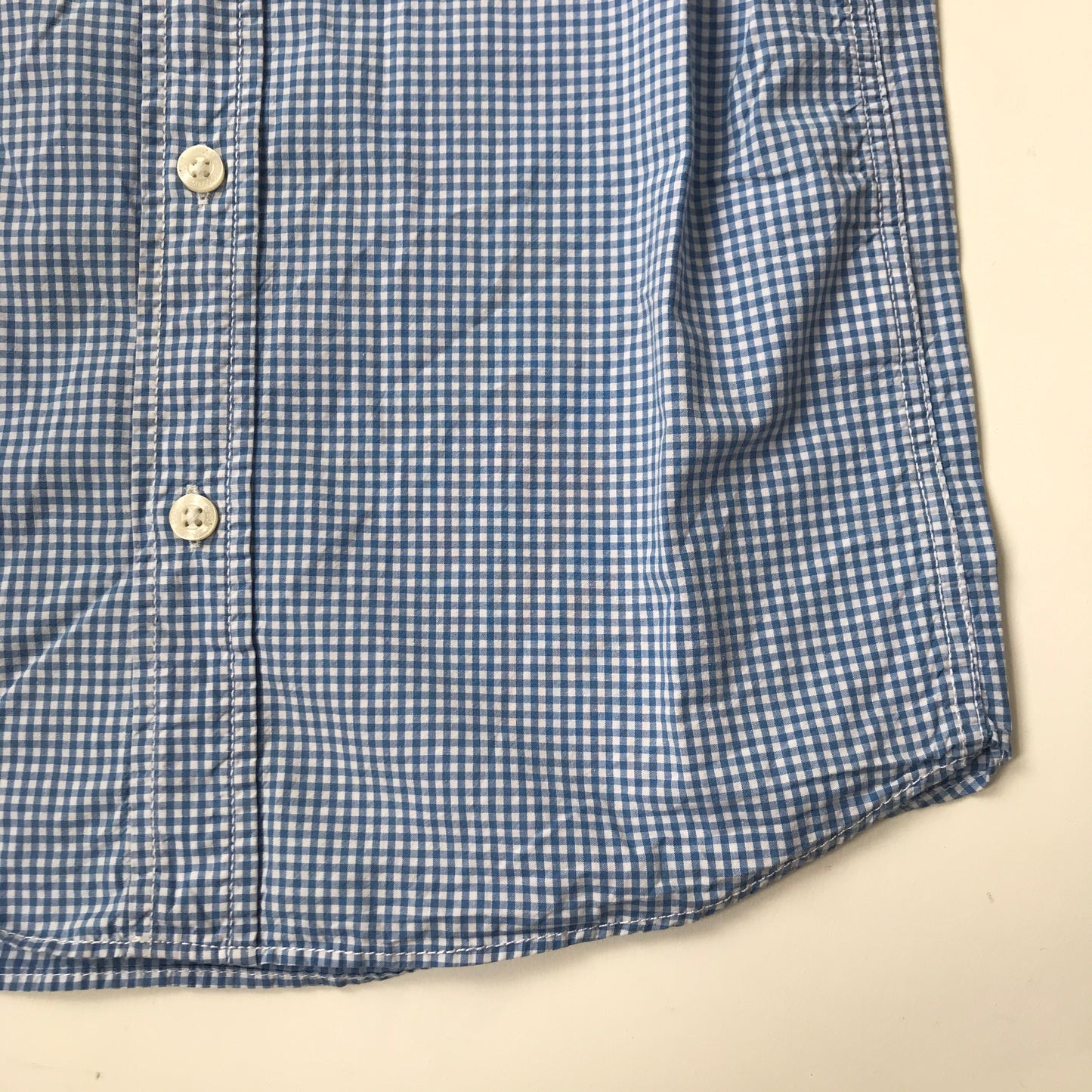Shirt - Blue Check - Age 8