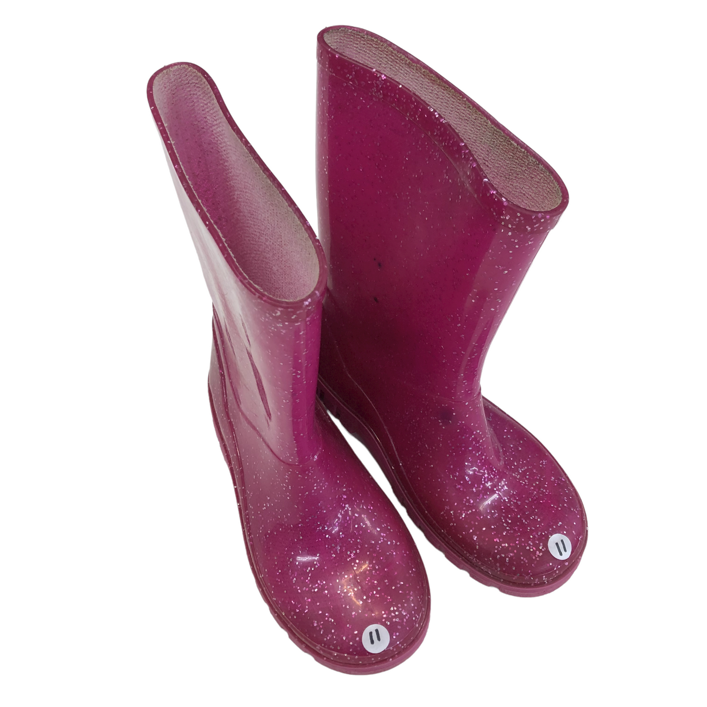 Sparkly Pink Wellies Shoe Size 11 (jr)