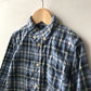 Shirt - Blue Check - Age 4