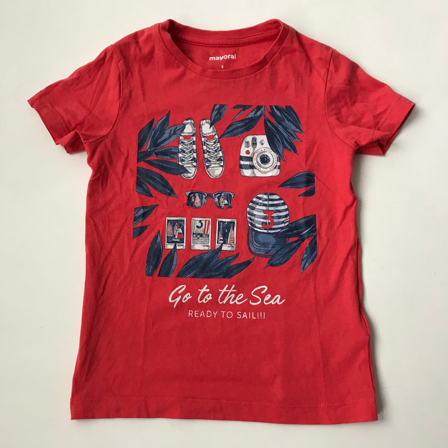 T-shirt - Red - Age 4