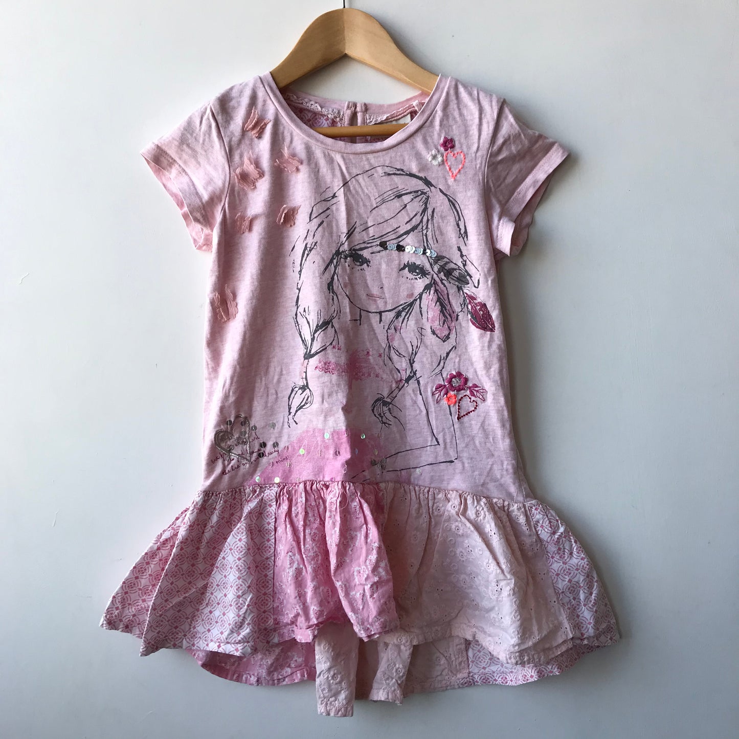 Dress - NEXT Pink - Age 6