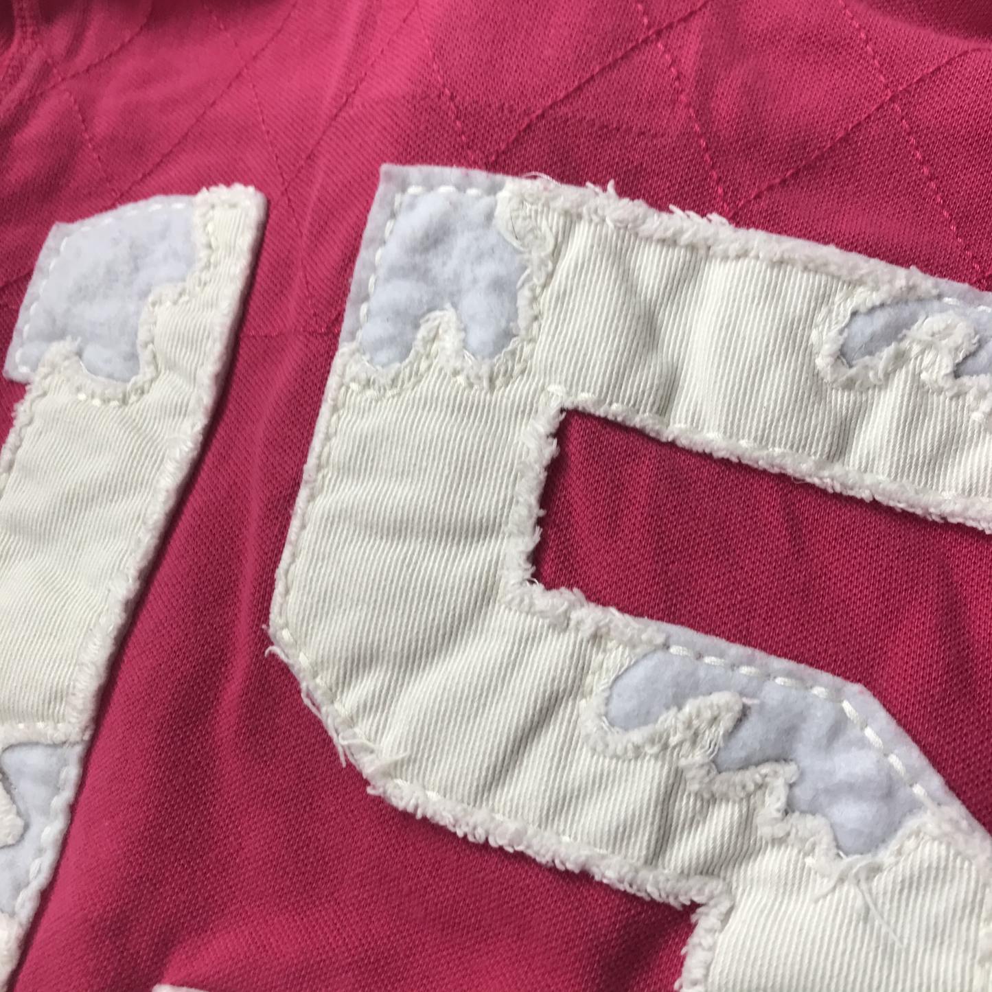 Polo Shirt - Pink '15' - Age 6