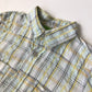 Shirt - Plaid White Green Yellow - Age 5