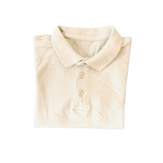 White School Plain Collar Poloshirt