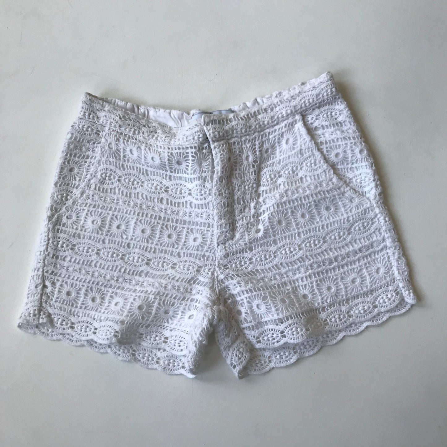 Shorts - White Lace Style - Age 7